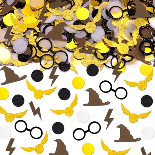 300 Stück Zauberer-Tischkonfetti, Harry-Potter-Konfetti, Glitzer, Party-Dekorationen für Babyparty, Geburtstag, Halloween, DIY, Streu-Segen-Konfetto, Themenpartyzubehör, Gastgeschenke, Dekoration 300 Stück Zauberer-Tischkonfetti, Harry-Potter-Konfetti, Glitzer, Party-Dekorationen für Babyparty, Geburtstag, Halloween, DIY, Streu-Segen-Konfetto, Themenpartyzubehör, Gastgeschenke, Dekoration von loghohu