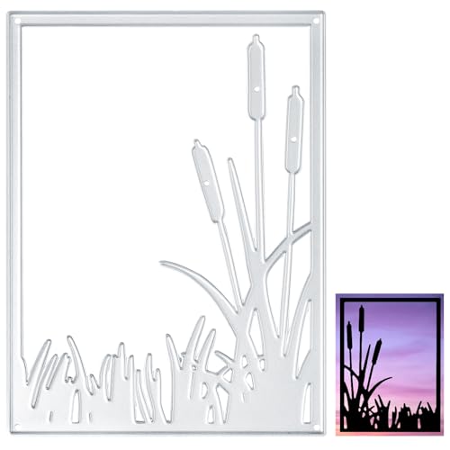 Stanzschablonen für Scrapbooking, Metall-Stanzformen für Kartenherstellung, Papierkarten, Prägeschablonen, quadratische Tussock-Stanzschablonen für DIY, Album, Scrapbooking, Kunst, Kartenherstellung Stanzschablonen für Scrapbooking, Metall-Stanzformen für Kartenherstellung, Papierkarten, Prägeschablonen, quadratische Tussock-Stanzschablonen für DIY, Album, Scrapbooking, Kunst, Kartenherstellung von loghohu