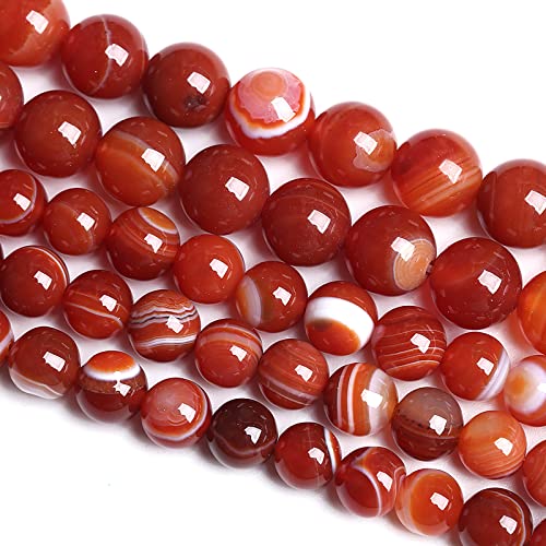 10 mm, 37 Stück, Naturstein, roter Achat, Onyx, lose Perlen für Schmuckherstellung, Armband, Halskette 10 mm, 37 Stück, Naturstein, roter Achat, Onyx, lose Perlen für Schmuckherstellung, Armband, Halskette von lohfxrgyjk