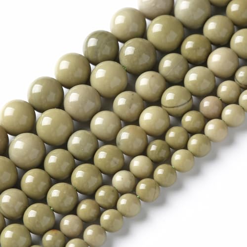 10 mm, 38 Stück, Avocado-grüne Angelit-Jade, Naturstein, lose Perlen für Schmuckherstellung, DIY-Armbänder 10 mm, 38 Stück, Avocado-grüne Angelit-Jade, Naturstein, lose Perlen für Schmuckherstellung, DIY-Armbänder von lohfxrgyjk