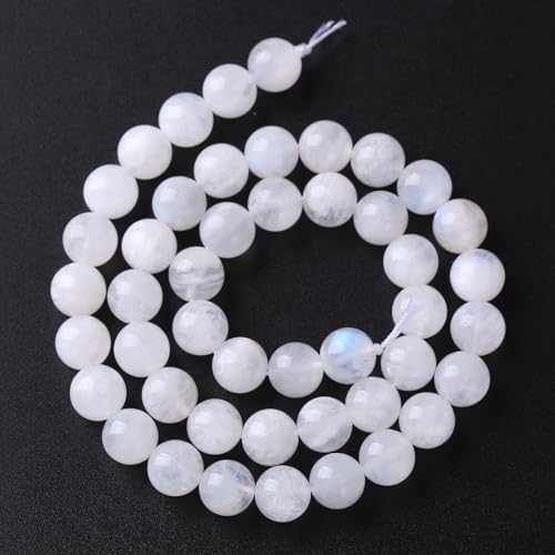 160 Stück 4 mm Naturstein weißer Mondstein Edelstein Halbedelstein Perlen für Schmuckherstellung DIY Armband 160 Stück 4 mm Naturstein weißer Mondstein Edelstein Halbedelstein Perlen für Schmuckherstellung DIY Armband von lohfxrgyjk