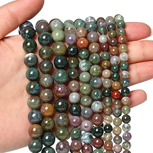 35 Stück 10 mm Natursteinperlen, indische Achatperlen, Kristall-Edelstein für die Schmuckherstellung, DIY-Armband-Halskette 35 Stück 10 mm Natursteinperlen, indische Achatperlen, Kristall-Edelstein für die Schmuckherstellung, DIY-Armband-Halskette von lohfxrgyjk