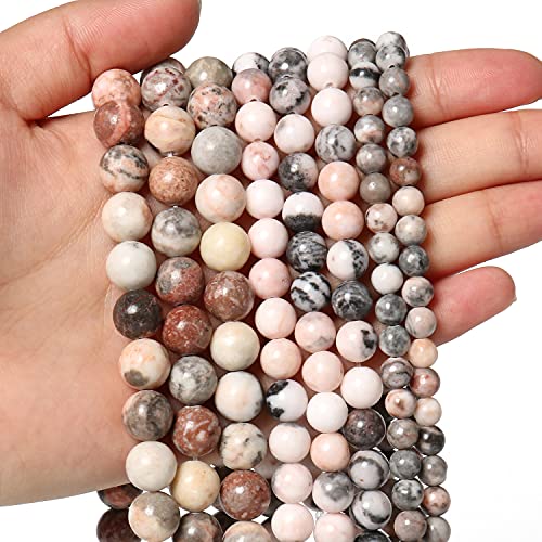 35 Stück 10 mm natürliche rosa Zebra-Jaspis-Perlen, Kristall-Edelstein für Schmuckherstellung, DIY-Armband, Halskette 35 Stück 10 mm natürliche rosa Zebra-Jaspis-Perlen, Kristall-Edelstein für Schmuckherstellung, DIY-Armband, Halskette von lohfxrgyjk