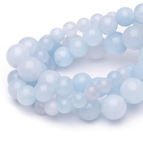 6 mm Natursteinperlen zur Schmuckherstellung, Aquamarin, poliert, glatt, rund, Edelsteinperlen für Armband, Halskette, 38,1 cm 6 mm Natursteinperlen zur Schmuckherstellung, Aquamarin, poliert, glatt, rund, Edelsteinperlen für Armband, Halskette, 38,1 cm von lohfxrgyjk