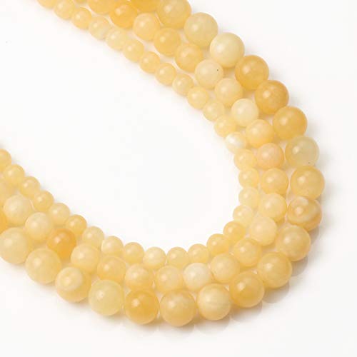 6 mm gelbe Jade-Edelsteine, rund, lose Perlen, Natursteinperlen für Schmuckherstellung 6 mm gelbe Jade-Edelsteine, rund, lose Perlen, Natursteinperlen für Schmuckherstellung von lohfxrgyjk