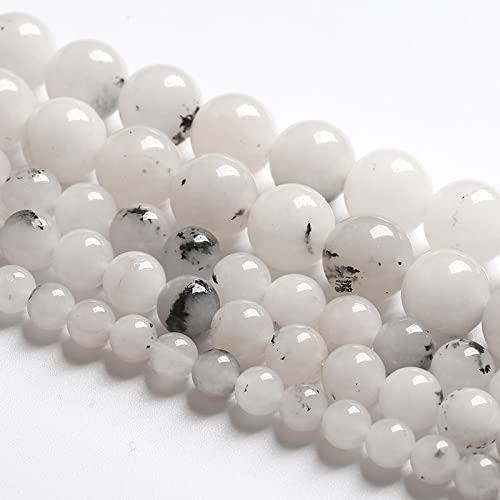 8 mm, 46 Stück Naturstein-Tintenpunkte, Jade, lose Perlen für Schmuckherstellung, Armband, Halskette 8 mm, 46 Stück Naturstein-Tintenpunkte, Jade, lose Perlen für Schmuckherstellung, Armband, Halskette von lohfxrgyjk