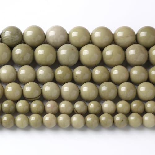 8 mm, 46 Stück grüne Angelit-Jade-Avocado-Naturstein-Perlen für Schmuckherstellung, DIY-Armbänder 8 mm, 46 Stück grüne Angelit-Jade-Avocado-Naturstein-Perlen für Schmuckherstellung, DIY-Armbänder von lohfxrgyjk