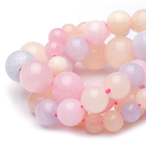 8 mm Natursteinperlen zur Schmuckherstellung, Morganit, poliert, glatt, rund, Edelsteinperlen für Armband, Halskette, 38,1 cm 8 mm Natursteinperlen zur Schmuckherstellung, Morganit, poliert, glatt, rund, Edelsteinperlen für Armband, Halskette, 38,1 cm von lohfxrgyjk