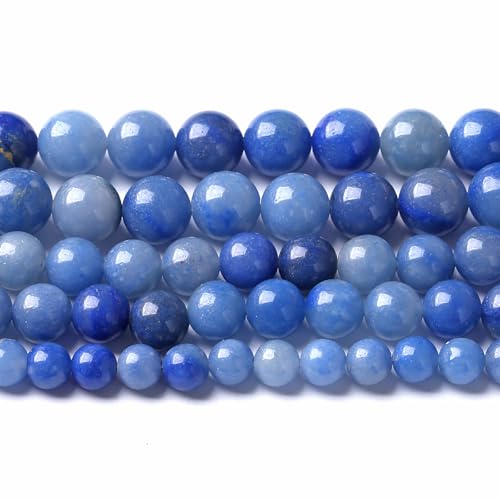 Aventurin-Perlen für Schmuckherstellung, Armband, Naturstein, Abstandhalter, lose Perlen, 6 mm, 58 Stück Aventurin-Perlen für Schmuckherstellung, Armband, Naturstein, Abstandhalter, lose Perlen, 6 mm, 58 Stück von lohfxrgyjk