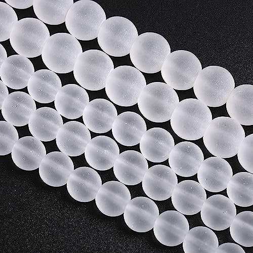 Glasperlen, 12 mm, 32 Stück, mattweiß, lose Perlen für Schmuckherstellung, Armband, Halskette Glasperlen, 12 mm, 32 Stück, mattweiß, lose Perlen für Schmuckherstellung, Armband, Halskette von lohfxrgyjk