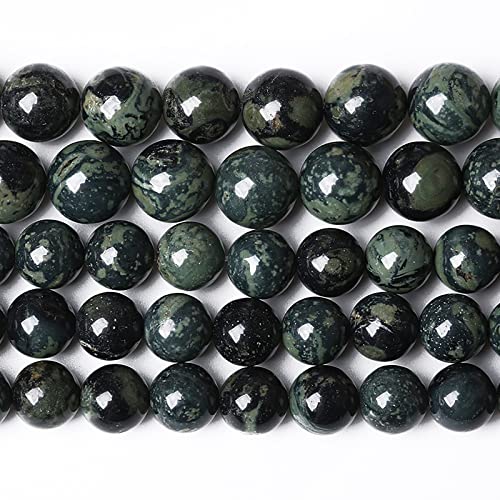 Kambaba-Jaspis-Perlen aus Naturstein, lose Perlen für Schmuckherstellung, Armband, Halskette, 6 mm, 57 Stück von lohfxrgyjk