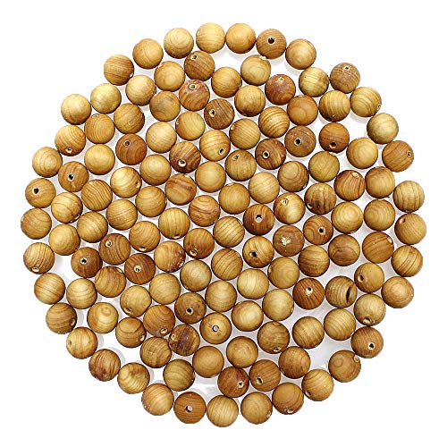 Natürliche Holzperlen, 8 mm, lose Perlen für Schmuckherstellung, Basteln, Armband, Halskette, 200 Stück von lohfxrgyjk
