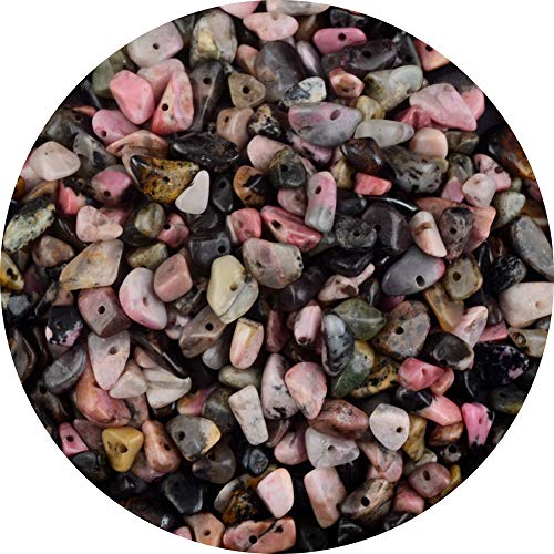 Natürliche Splittersteinperlen, schwarzer Streifen, Rhodochrosit, 5–8 mm, ca. 400 Stück, unregelmäßige Edelsteine, Kristall, lose Perlen, Loch, gebohrt, DIY für Armbänder, Schmuckherstellung (5–8 mm Natürliche Splittersteinperlen, schwarzer Streifen, Rhodochrosit, 5–8 mm, ca. 400 Stück, unregelmäßige Edelsteine, Kristall, lose Perlen, Loch, gebohrt, DIY für Armbänder, Schmuckherstellung (5–8 mm von lohfxrgyjk