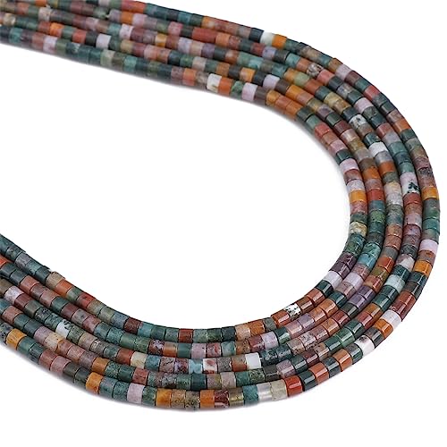 Natürliche indische Achat-Abstandshalter-Perlenkappen, flach, rund, zum Perlenmachen von Schmuck, 3 mm x 2 mm, 38 cm Natürliche indische Achat-Abstandshalter-Perlenkappen, flach, rund, zum Perlenmachen von Schmuck, 3 mm x 2 mm, 38 cm von lohfxrgyjk