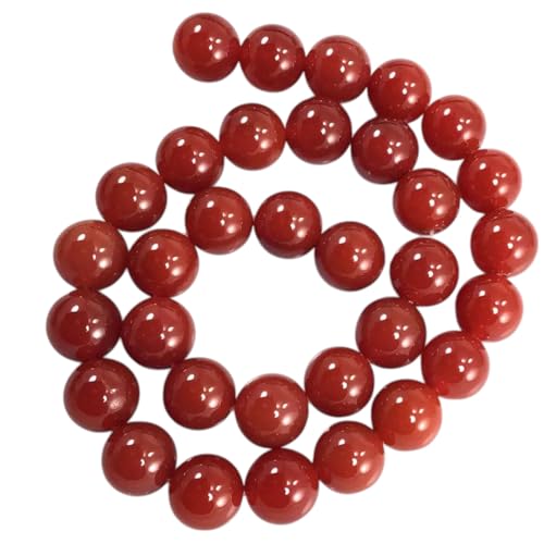 Natürliche rote Karneol-Abstandshalter, rund, 3 mm, 4 mm, 6 mm, 8 mm, 10 mm, 12 mm, Großhandel (12 mm) von lohfxrgyjk