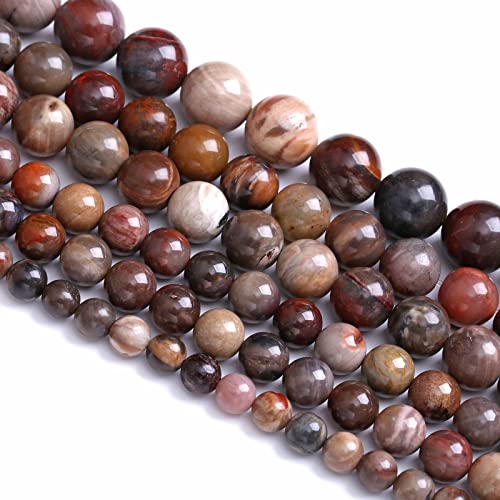 Naturstein-Jaspis, lose Perlen für Schmuckherstellung, DIY-Armbänder, 10 mm, 38 Stück von lohfxrgyjk