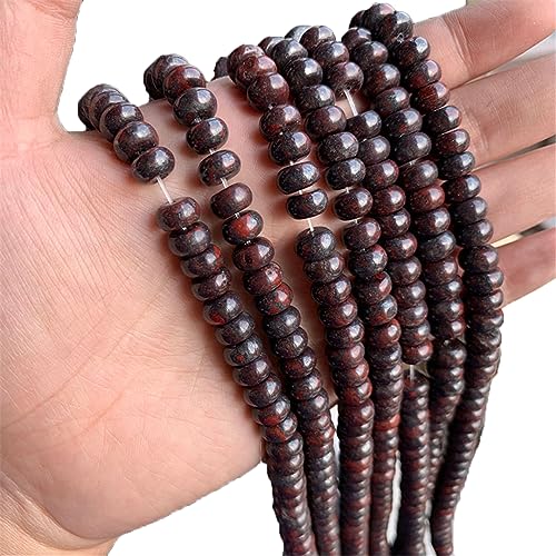 Natursteinperle Jade Chalcedon Abstandshalter für Schmuckherstellung DIY Armband Halskette Nr. 22 Rutil 5 x 8 mm 68–70 Stück von lohfxrgyjk