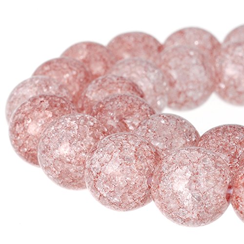 Runde Crackle Druk tschechische Kristallperlen für Schmuckherstellung, 8 mm Strang, Rosa Runde Crackle Druk tschechische Kristallperlen für Schmuckherstellung, 8 mm Strang, Rosa von lohfxrgyjk