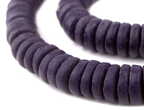 Weiße Ashanti-Glasscheibenperlen (14 mm) von lohfxrgyjk