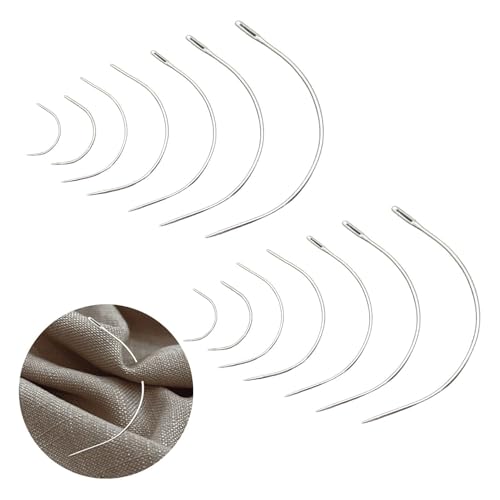 14 Stück Gebogene Nähnadel Polsternadeln Gebogen Sattlernadel Rundnadel Nähnadeln Set Hand Rund Leder Nadel Gebogen Nähen Gebogene Nadeln Dünn Perücke C Gebogene Nadeln Ledernadel Rundnadeln zum Nähen 14 Stück Gebogene Nähnadel Polsternadeln Gebogen Sattlernadel Rundnadel Nähnadeln Set Hand Rund Leder Nadel Gebogen Nähen Gebogene Nadeln Dünn Perücke C Gebogene Nadeln Ledernadel Rundnadeln zum Nähen von lokxmve