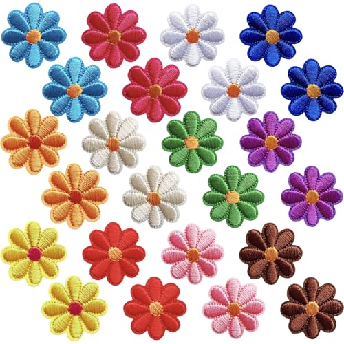24Stück Patches zum Aufbügeln Blumen zum Aufnähen Bügelbild Gänseblümchen Bestickte Aufnäher Flicken zum Aufbügeln Kinder Aufbügel Patches Bügelbilder für T-Shirt Jeans Handtaschen Hüt DIY Dekorative 24Stück Patches zum Aufbügeln Blumen zum Aufnähen Bügelbild Gänseblümchen Bestickte Aufnäher Flicken zum Aufbügeln Kinder Aufbügel Patches Bügelbilder für T-Shirt Jeans Handtaschen Hüt DIY Dekorative von lokxmve