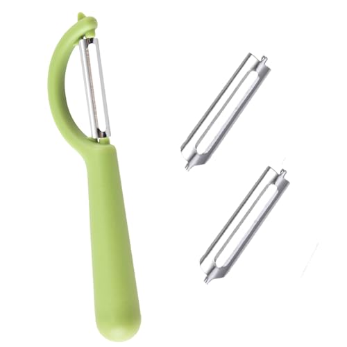 Sparschäler für Tupper mit 2 Ersatzklingen,P-Schäler Set,Edelstahl 17cm Kartoffelschäler Einschneidig,Spargelschäler,Gemüseschäler,Universalschäler für Tupperware Schäler,Pendelschäler für Obst Gemüse Sparschäler für Tupper mit 2 Ersatzklingen,P-Schäler Set,Edelstahl 17cm Kartoffelschäler Einschneidig,Spargelschäler,Gemüseschäler,Universalschäler für Tupperware Schäler,Pendelschäler für Obst Gemüse von lokxmve