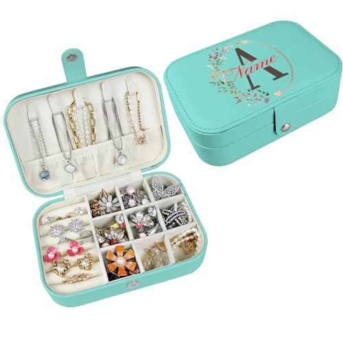 loongway Persönliches Schmuckkästchen aus PU-Leder mit Gravur – Individuelle Reise-Schmuckschatulle für Mädchen & Frauen loongway Persönliches Schmuckkästchen aus PU-Leder mit Gravur – Individuelle Reise-Schmuckschatulle für Mädchen & Frauen von loongway