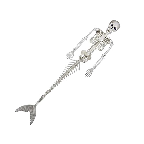 lopituwe Halloween Dekor, einzigartige Skelett Meerjungfrau für gruselige Atmosphäre, Kunststoffknochen, ABS, bewegliche Gelenke, Skelette, Größe für Bedürfnisse lopituwe Halloween Dekor, einzigartige Skelett Meerjungfrau für gruselige Atmosphäre, Kunststoffknochen, ABS, bewegliche Gelenke, Skelette, Größe für Bedürfnisse von lopituwe