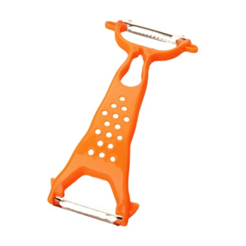lopituwe Langlebiger und rostbeständiger Edelstahl Gurken Karotten Kartoffel Doppelkopfschäler für langanhaltende, vielseitige Schärfe, Orange lopituwe Langlebiger und rostbeständiger Edelstahl Gurken Karotten Kartoffel Doppelkopfschäler für langanhaltende, vielseitige Schärfe, Orange von lopituwe