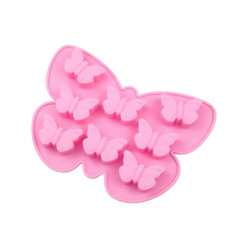 lopituwe Leicht zu reinigende Form für Schokolade, ungiftig, Glatte Oberfläche, Keine Rückstände, Schmetterlingsform, Silikagelform, Schmetterling, Rosa lopituwe Leicht zu reinigende Form für Schokolade, ungiftig, Glatte Oberfläche, Keine Rückstände, Schmetterlingsform, Silikagelform, Schmetterling, Rosa von lopituwe