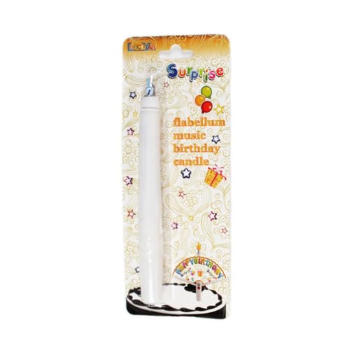 1 x Überraschungskerze, Party-Geburtstagskuchen-Dekoration, lustige Clown-Kuchen-Fächer-Kerze, Party-Dekoration, Happy Birthday 1 x Überraschungskerze, Party-Geburtstagskuchen-Dekoration, lustige Clown-Kuchen-Fächer-Kerze, Party-Dekoration, Happy Birthday von lopjk