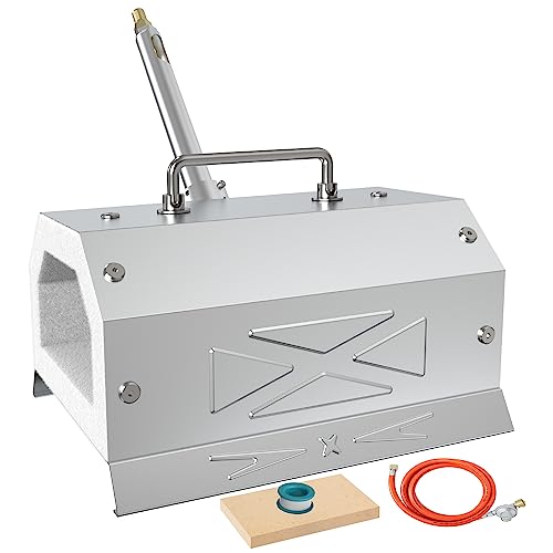 lormuzi NY150 Propan-Schmiedeofen-Set, Einzelbrenner, Edelstahl, tragbarer Schmelzofen, Künstler, Hobby, Messerbau, Werkzeugbau, Hufschmied, Schmied von lormuzi