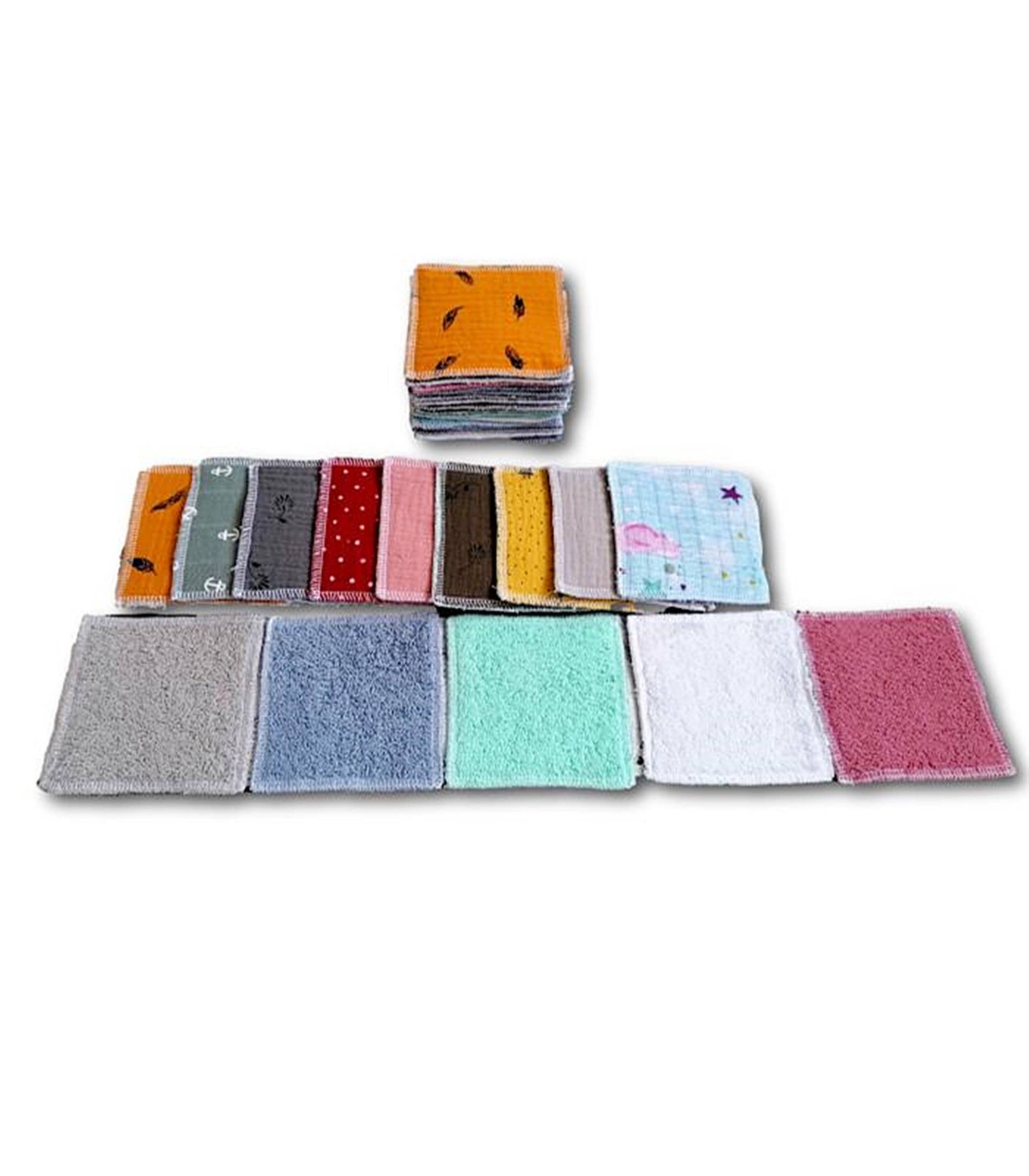 Kosmetikpads Schminkpads 7-Teilig Bunt - Waschbar Und Wiederverwendbar 10x10cm Ökotex Kosmetikpads Schminkpads 7-Teilig Bunt - Waschbar Und Wiederverwendbar 10x10cm Ökotex von loveclothingByAnne