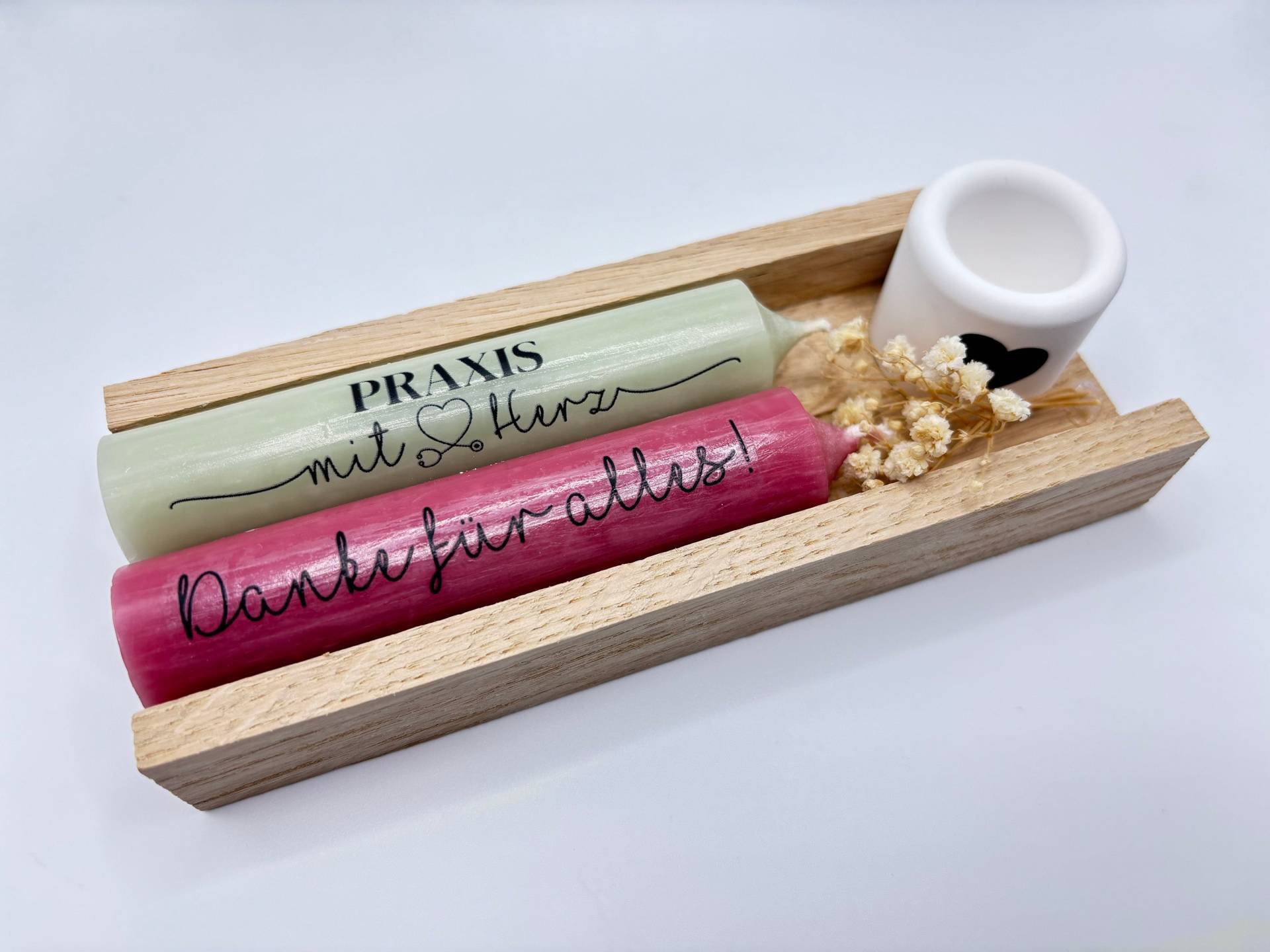 Geschenk - Praxis Mit Herz | Arztpraxis/Arzt Ärztin Danke Dankeschön Kerzen Kerzenhalter Geschenkbox Holz Blumen Geschenk - Praxis Mit Herz | Arztpraxis/Arzt Ärztin Danke Dankeschön Kerzen Kerzenhalter Geschenkbox Holz Blumen von lovelygiftsbyliz