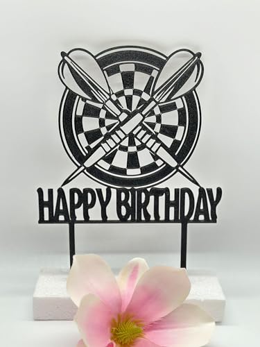 Dart, Fisch Angler Haken №5 Cake Topper Geburtstag Torten Stecker von lrsweetdesign