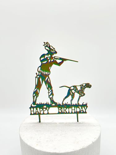 Jäger,Jagd, Hund dog Cake Topper Geburtstag Torten Stecker Jäger,Jagd, Hund dog Cake Topper Geburtstag Torten Stecker von lrsweetdesign