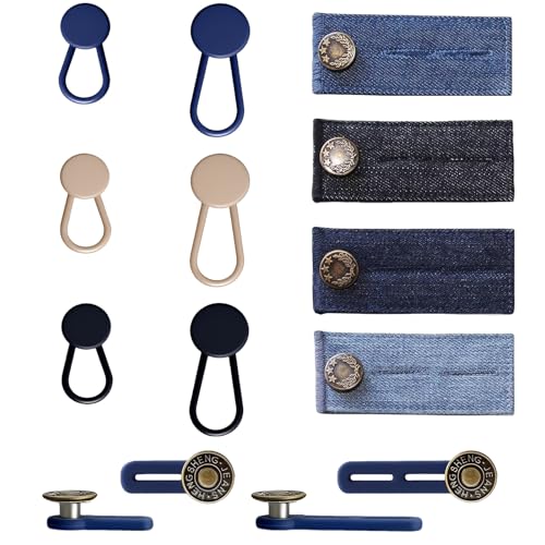 Hosenbunderweiterung Knopf, 10 StückTaille Extender Elastischen Knopf Hosenbunderweiterung Knopf, 10 StückTaille Extender Elastischen Knopf von ltoSrfnb