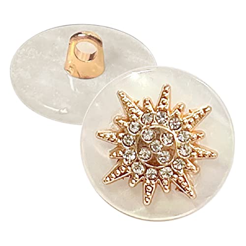 6 Stück Strasssteine eingelegte Schneeflocke Schaft Knopf milchig Muschel Kunststoff Knopf Mode Metall Knöpfe für Reparatur Ersatz DIY DIY 25 mm 6 Stück Strasssteine eingelegte Schneeflocke Schaft Knopf milchig Muschel Kunststoff Knopf Mode Metall Knöpfe für Reparatur Ersatz DIY DIY 25 mm von luchike
