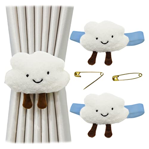 2 Stück Cloud Star Starfish Vorhanghalter mit Schnalle Cute Curtain Tiebacks Drapery Holdbacks Straps for Kids Bedroom Nursery White Cloud 2 Stück Cloud Star Starfish Vorhanghalter mit Schnalle Cute Curtain Tiebacks Drapery Holdbacks Straps for Kids Bedroom Nursery White Cloud von luchike