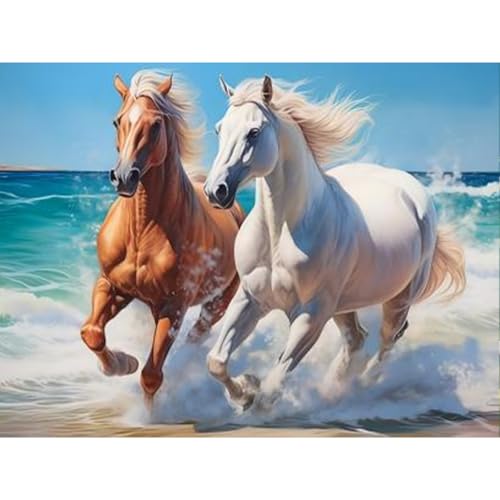 luckyarina Diamond Painting Erwachsene Pferd- Tiere Diamont Painting Bilder, Pferd 5D Diamond Painting für Geschenke und Home Wand Dekor 30x40CM luckyarina Diamond Painting Erwachsene Pferd- Tiere Diamont Painting Bilder, Pferd 5D Diamond Painting für Geschenke und Home Wand Dekor 30x40CM von luckyarina
