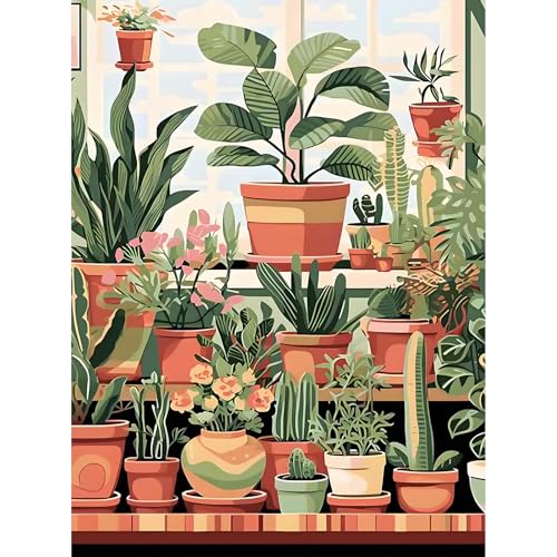 luckyarina Malen Nach Zahlen Erwachsene Pflanze-Grüne Pflanzen Malen Nach Zahlen Erwachsene Leinwand,Grüne Pflanze Paint by Numbers Adult DIY für Geschenk Home Wand Décor 30x40cm luckyarina Malen Nach Zahlen Erwachsene Pflanze-Grüne Pflanzen Malen Nach Zahlen Erwachsene Leinwand,Grüne Pflanze Paint by Numbers Adult DIY für Geschenk Home Wand Décor 30x40cm von luckyarina