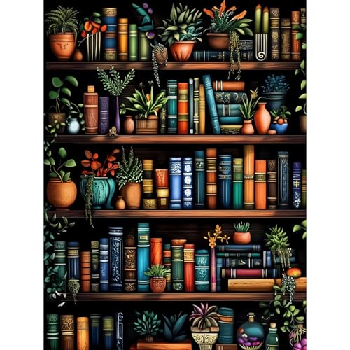 luckyarina Malen nach Zahlen Erwachsene-Buch Malen Nach Zahlen, Malen Nach Zahlen für Erwachsene Bücher, DIY Ölgemälde für Home Décor (30X40cm) von luckyarina