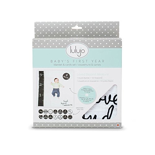 Lulujo Baby Baby 's First Year Meilenstein Decke und Karten Set Loved Beyond Measure Lulujo Baby Baby 's First Year Meilenstein Decke und Karten Set Loved Beyond Measure von Lulujo