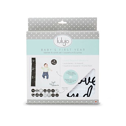 lulujo Baby Baby 's First Year Meilenstein Decke und Karten Set Loved Beyond Measure von Lulujo