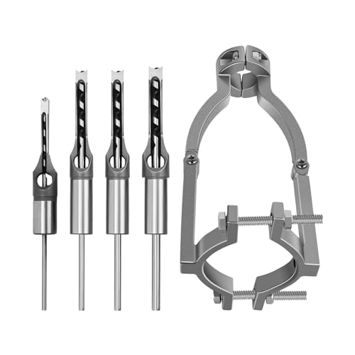 Quadrat Loch Bohrer Sets, Holzbearbeitung HSS Holz Mortieren Meißel Countersink Bits Loch Mortieren Bohrer Set mit Adapter, 6.4mm 8mm 9.5mm 12.7mm Quadrat Loch Bohrer Sets, Holzbearbeitung HSS Holz Mortieren Meißel Countersink Bits Loch Mortieren Bohrer Set mit Adapter, 6.4mm 8mm 9.5mm 12.7mm von luolety