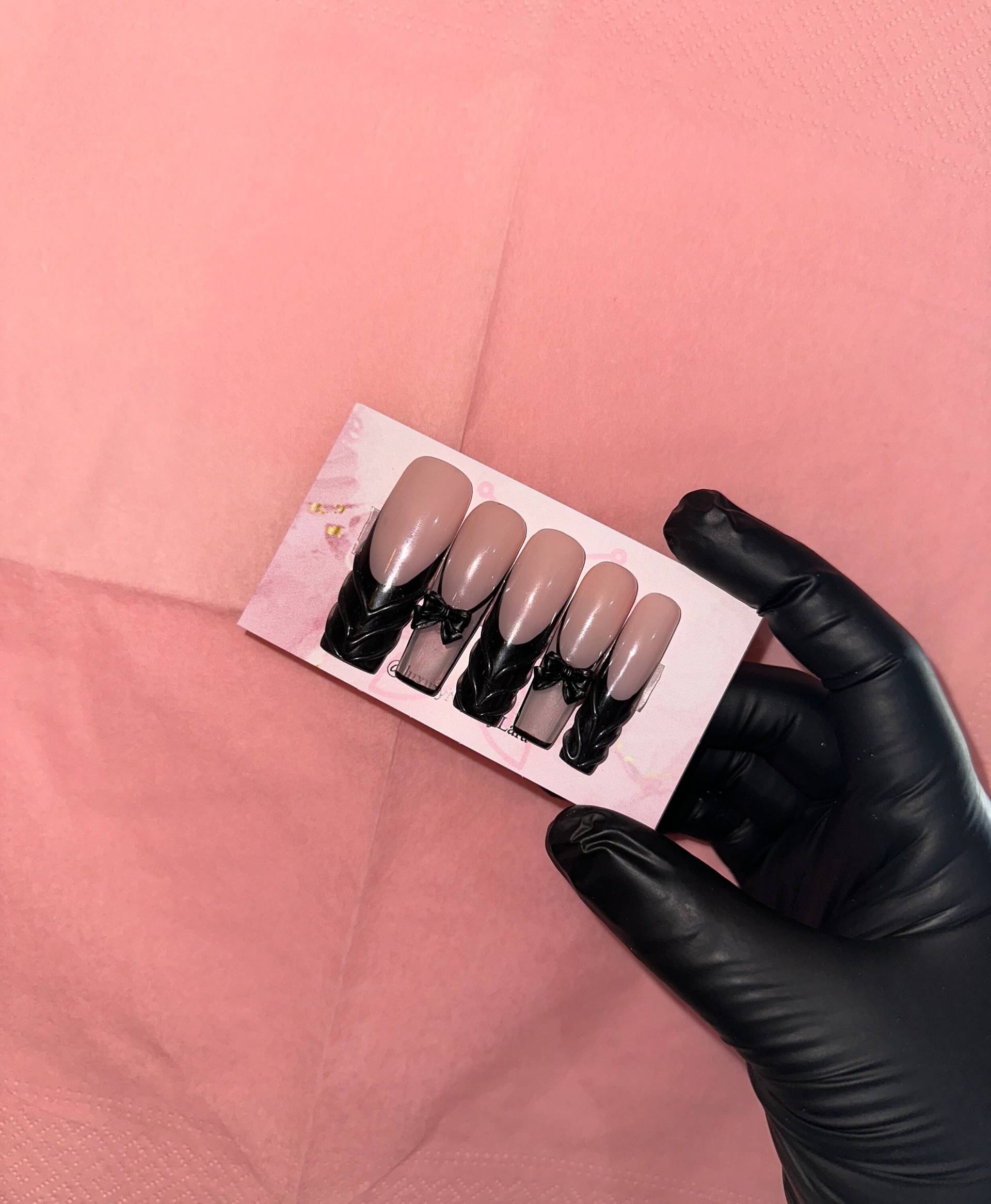 Press On Nails | Black 10 Stück Press On Nails | Black 10 Stück von luxurynailsbylara