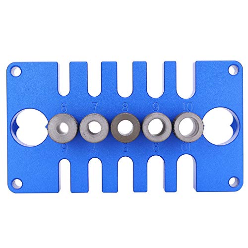 08650 Aluminiumlegierungen Punch-Positionierer Dübel Jig 3-in-1 Holzbearbeitungswerkzeuge selbstzentrierende Dübel-Jig für Holzbrettherstellung und DIY-Enthusiasten von lvifloae
