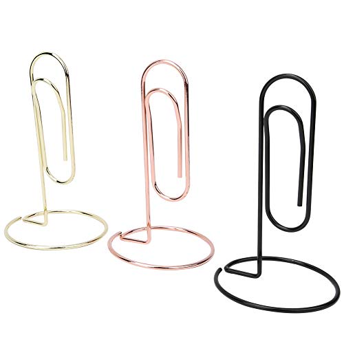 3-teiliger Memo-Clip-Halter aus Metall, metallbeschichtet, für den Schreibtisch, Fotopapier, Haftnotizen, Büroklammer, Tischnummern, Namenskartenhalter, Schreibtisch-Organizer 3-teiliger Memo-Clip-Halter aus Metall, metallbeschichtet, für den Schreibtisch, Fotopapier, Haftnotizen, Büroklammer, Tischnummern, Namenskartenhalter, Schreibtisch-Organizer von lvifloae