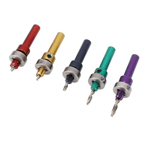 5 -teilige Countersink Bohrbohrbit Set einstellbare, sich verjüngte Holzbearbeitung Countersink Bohrer Bits Bohrendurchmesser 2,8~4,0 mm 5 Farben für Holzbearbeitung geeignet 5 -teilige Countersink Bohrbohrbit Set einstellbare, sich verjüngte Holzbearbeitung Countersink Bohrer Bits Bohrendurchmesser 2,8~4,0 mm 5 Farben für Holzbearbeitung geeignet von lvifloae