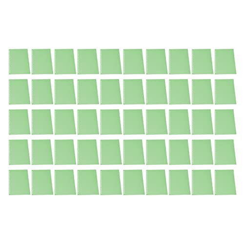 50pcs mattes transucent A5 20 Löcher Blechschutz PP Kunststoff Präsentation Cover für Notebook -Bericht (Green) von lvifloae